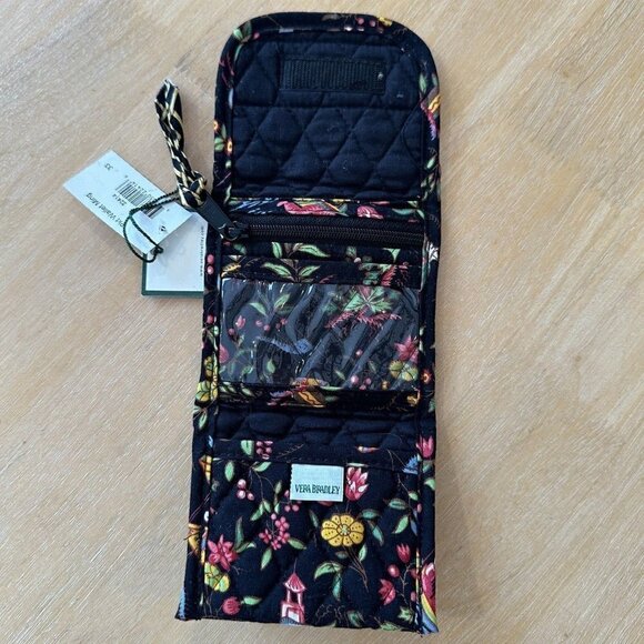 Vera Bradley Small Zip Bifold Wallet Floral Pattern Quilted Cottagecore - Picture 5 of 8
